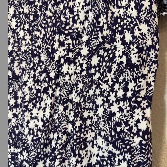 A New Day Blue & White Floral Midi Dress – Size XXL - Picture 5 of 6